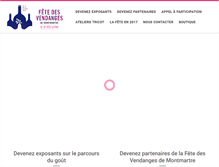 Tablet Screenshot of fetedesvendangesdemontmartre.com